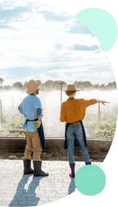 agriculture vertical half circle